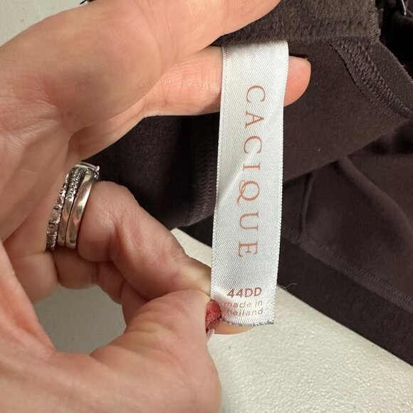 Cacique Womens Unlined Full Coverage Bra Size 44DD Wireless Adjustable Modest - Picture 6 of 8